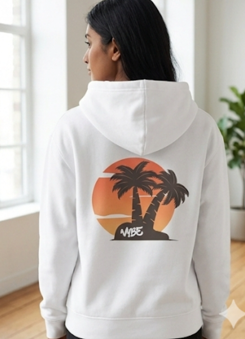 VYBE sweat (White) "Sunset"