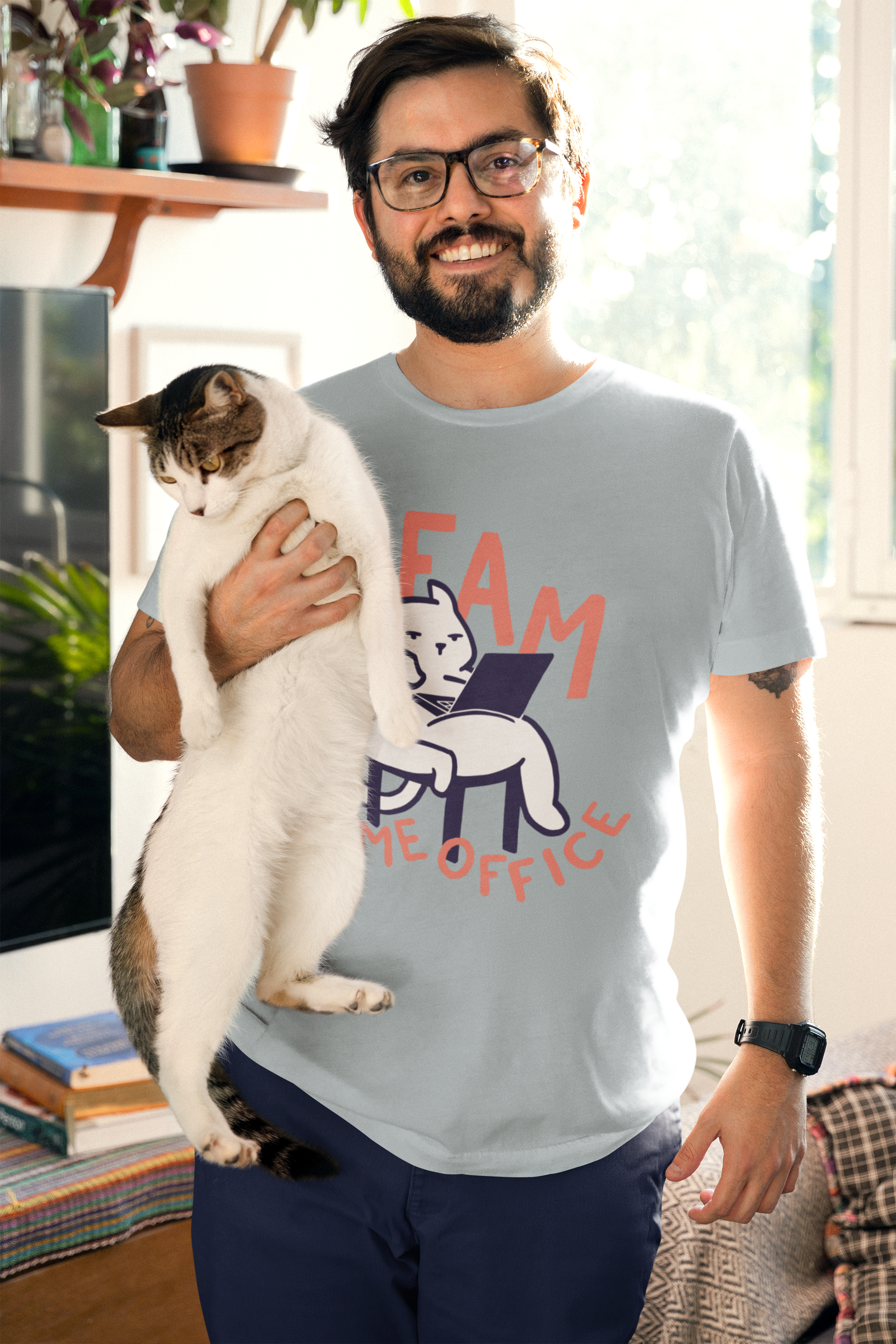 HOME OFFICE CAT Regular Tee - VYBE