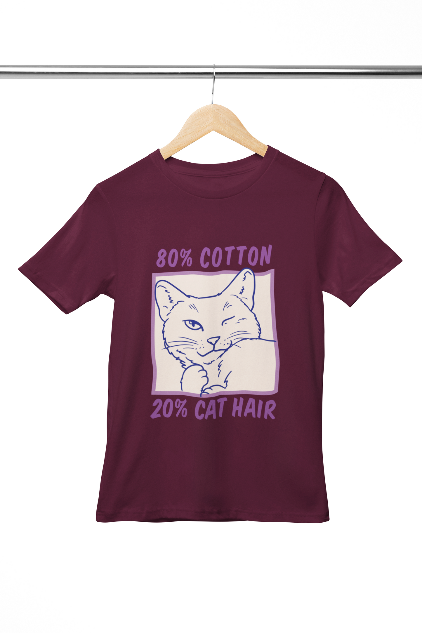 COTTON & CAT HAIR Regular Tee - VYBE