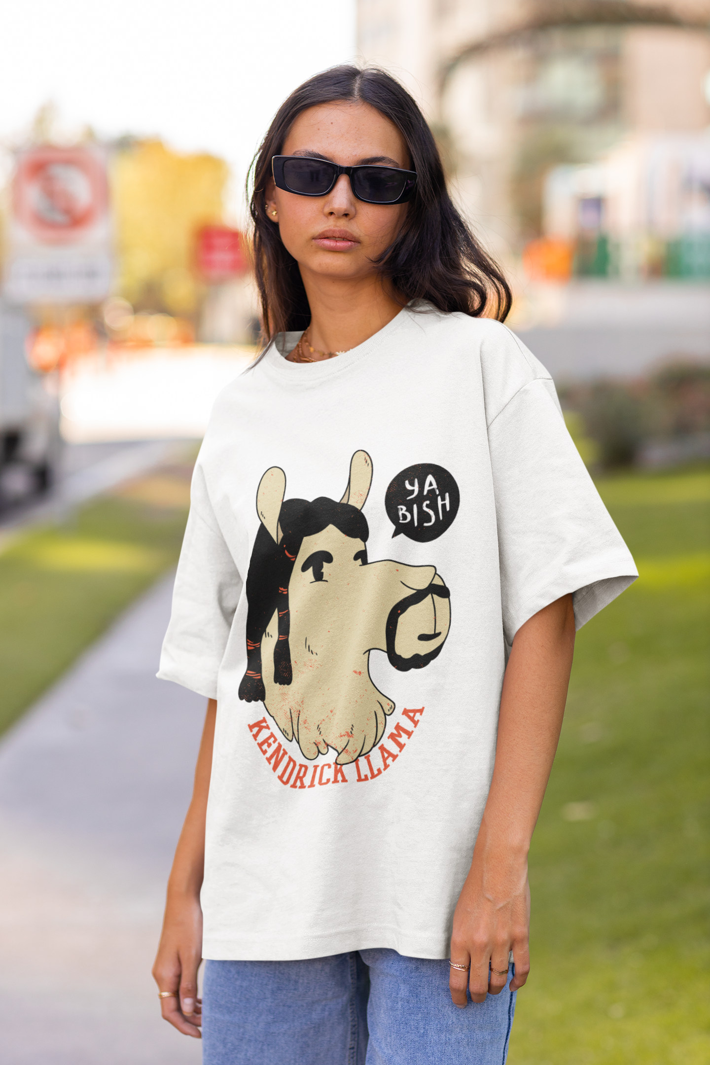 KENDRICK LLAMA Oversized Tee - VYBE