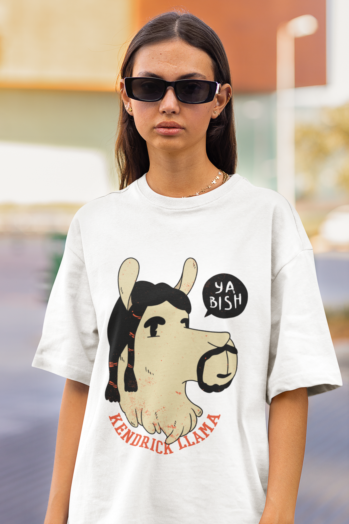 KENDRICK LLAMA Oversized Tee - VYBE