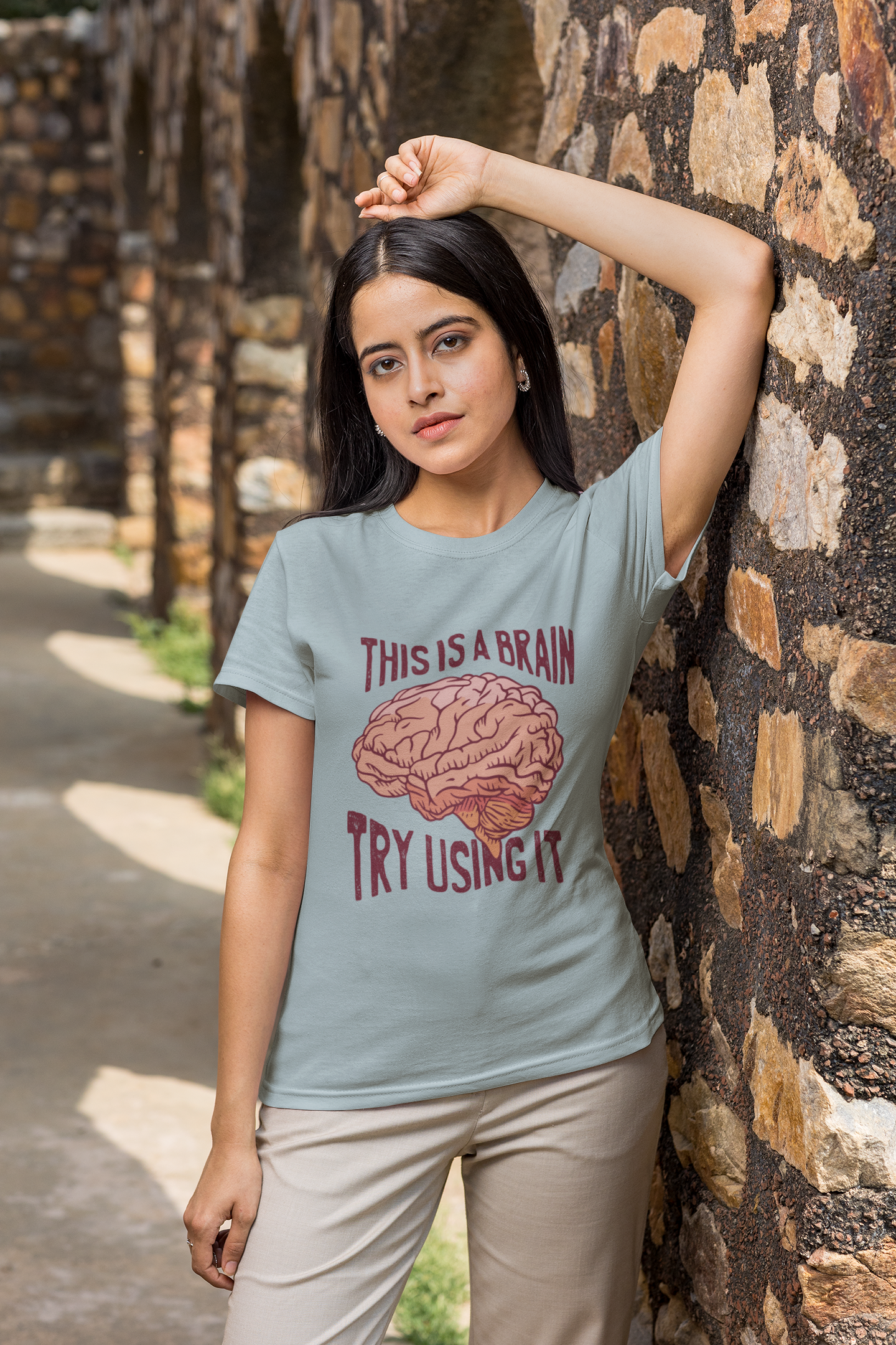 THIS IS A BRAIN Regular Tee - VYBE